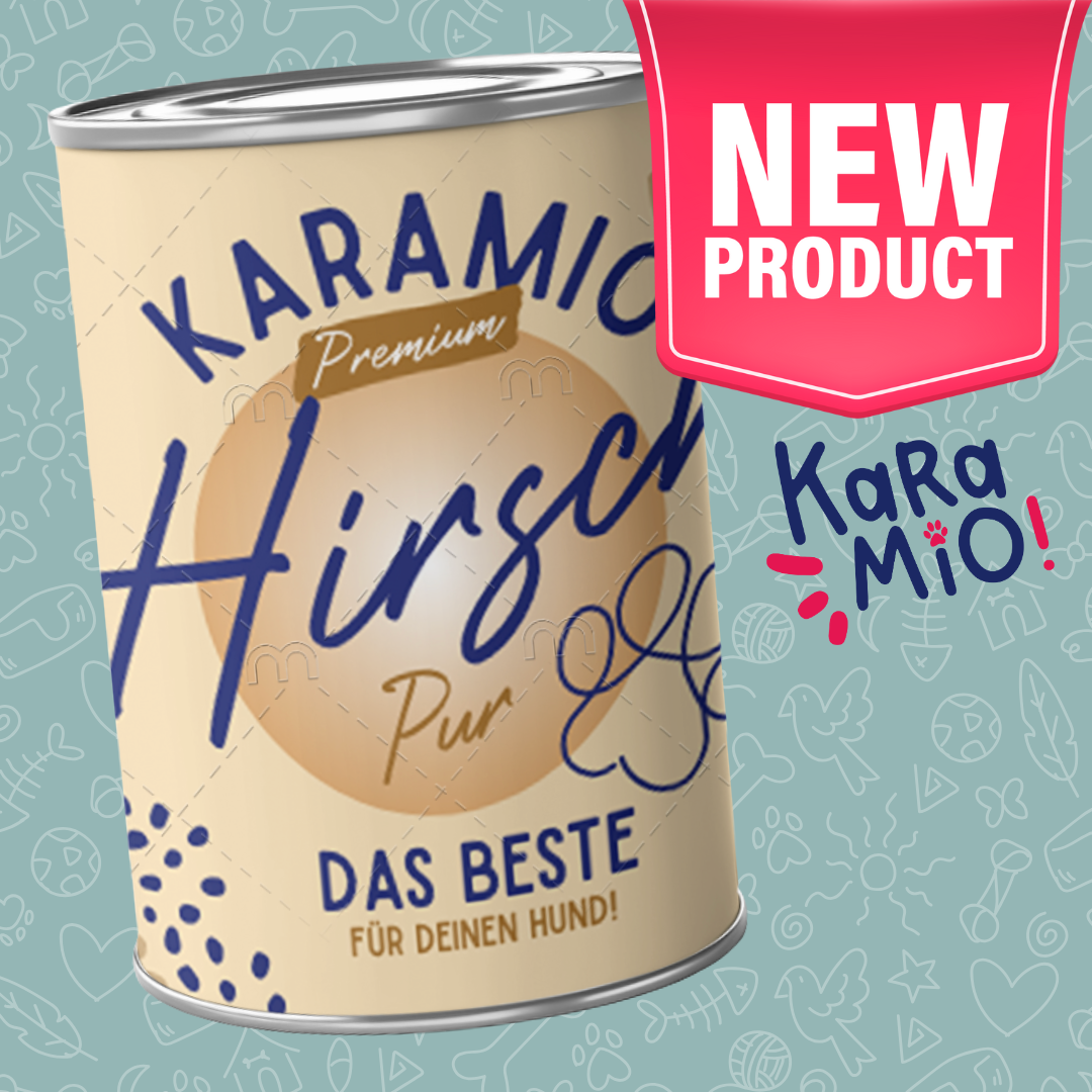 Premium Nassfutter Hirsch Pur – Monoprotein Nassfutter für allergische Hunde | Karamio