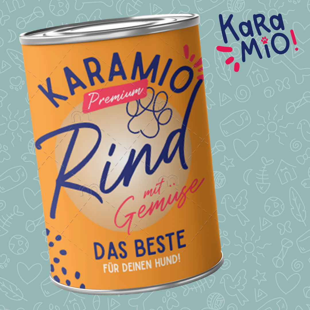 Premium Nassfutter Rind mit Gemüse