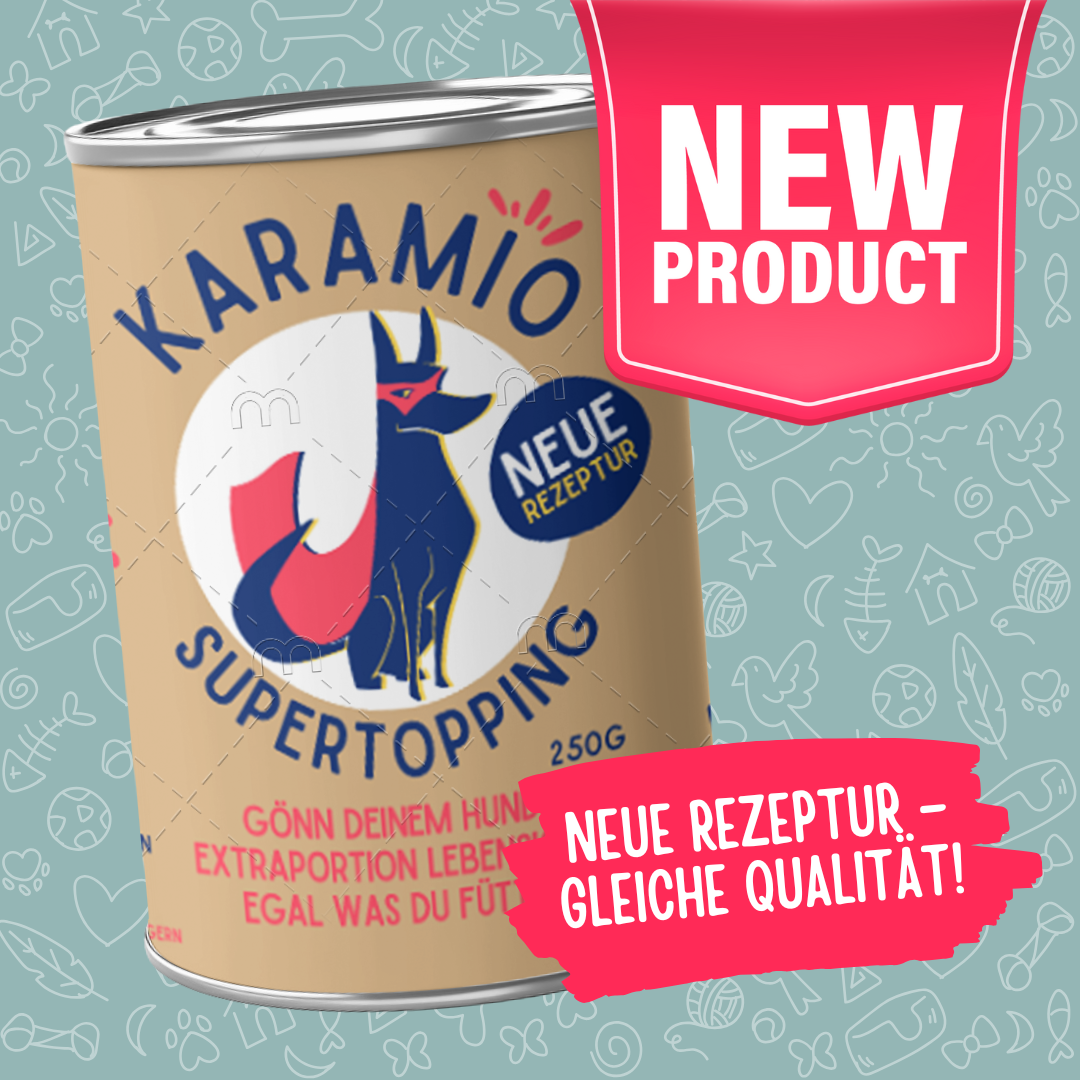 Karamio Supertopping – Natürlicher Booster für deinen Hund – Neue Rezeptur!