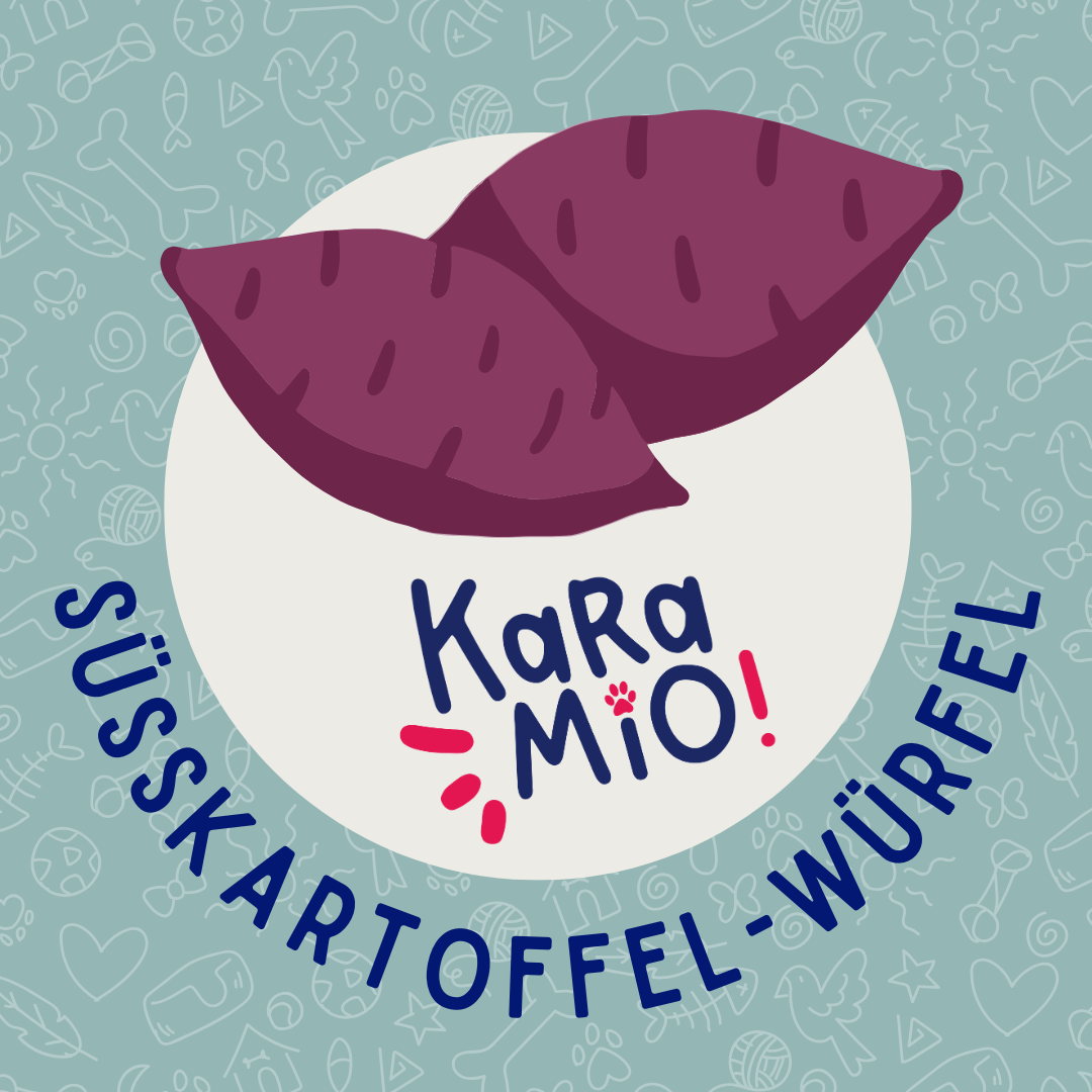 Karamio getrocknete Süsskartoffel-Würfel 1000g