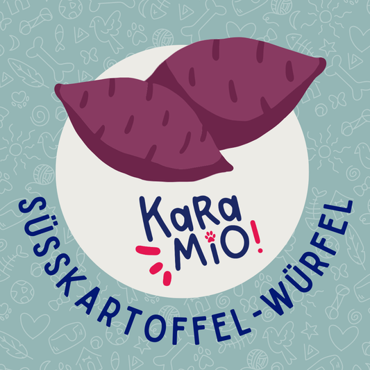 Karamio getrocknete Süsskartoffel-Würfel 1000g