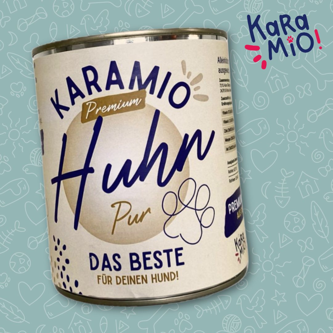 Hochwertiges Hundefutter ohne Getreide – Karamio Huhn Pur