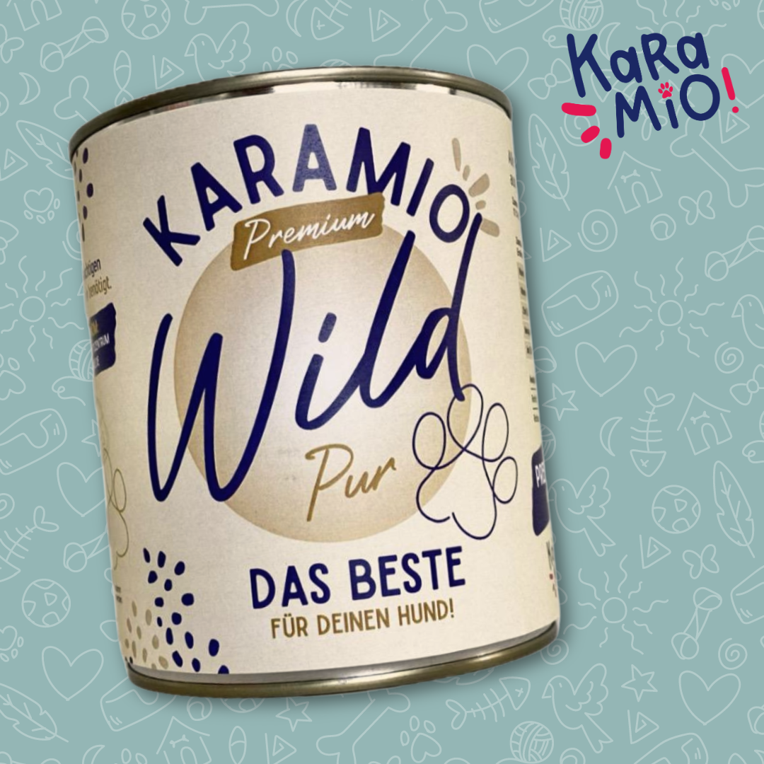 Karamio Wild Pur Dose – 100% Wildfleisch für Hunde