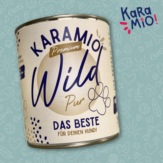 Karamio Wild Pur Dose – 100% Wildfleisch für Hunde