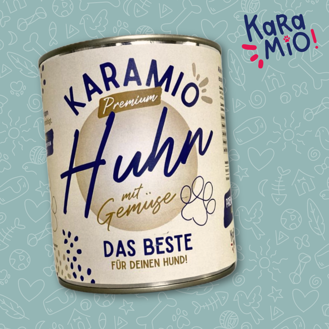 Hochwertiges Hundefutter ohne Getreide – Karamio Huhn & Gemüse